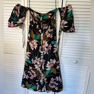 billabong off the shoulder dress
